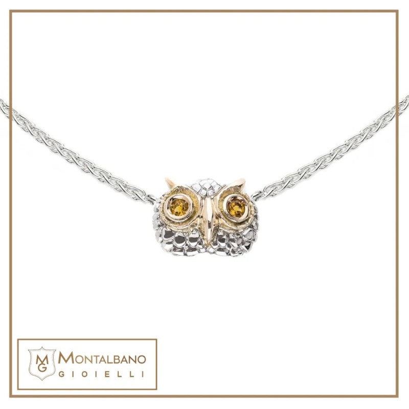 Collana Civetta new gialla | Gioielli De Nobili